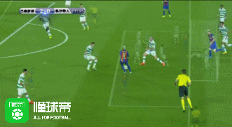 gif:内马尔强行喂饼梅西!巴萨2-0凯尔特人