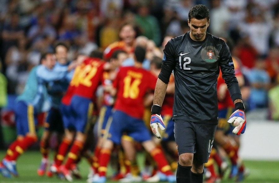 12年欧洲杯，葡萄牙vs西班牙点球大战回顾