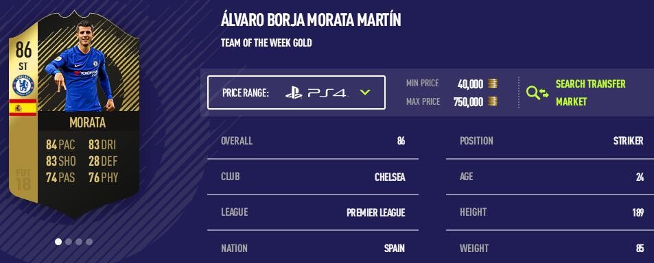 fifa 18ut夏季转会otw动态球员卡公布