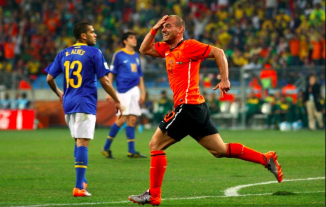 2010年世界杯专题丨四分之一决赛：荷兰2-1巴西