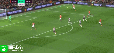 耶德林低平球传中,盖尔低射破门,曼联0-1