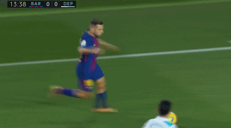 梅西vs拉科鲁尼亚gif:顶级表现,只缺进球运气