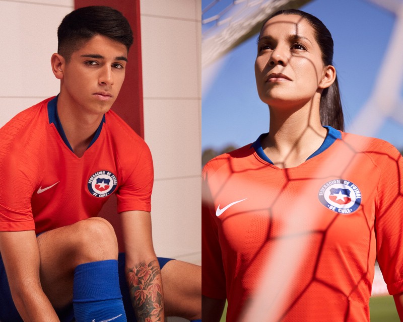 南美红魔！智利国家队2018赛季主客场球衣发布！