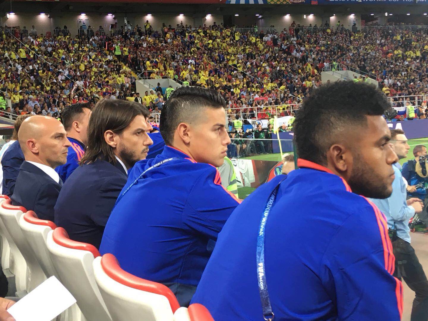 世界杯前线随笔10：J罗就坐在我旁边，输球后他还是哭了