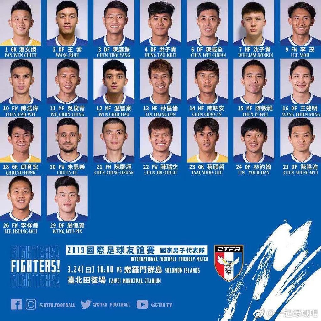 互交白卷,中国台北男足结束间歇期第一场热身赛