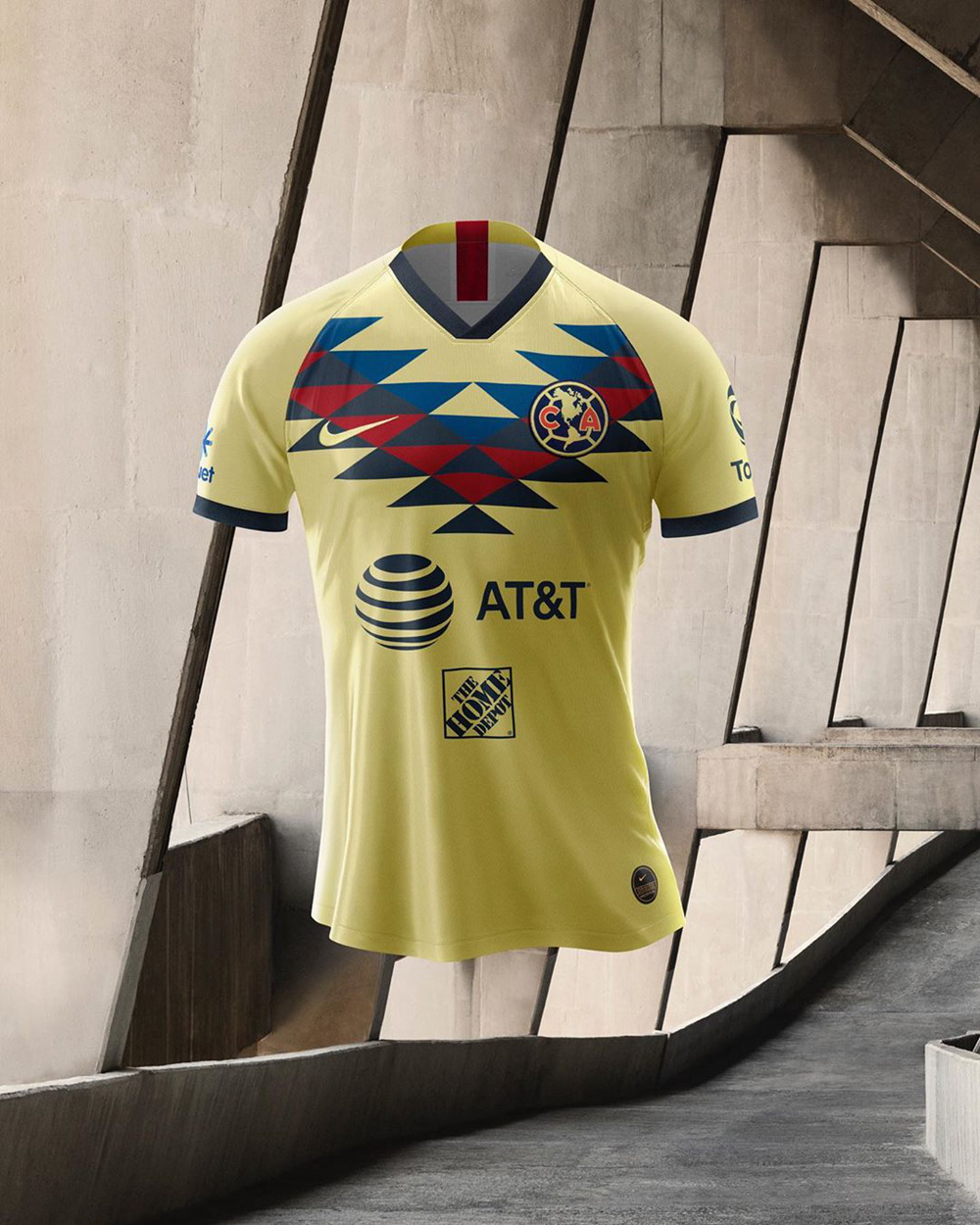 耐克发布墨西哥美洲2019/20赛季主场球衣