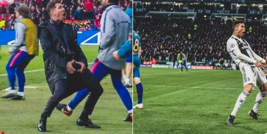 小球员模仿C罗、西蒙尼庆祝动作,直接染红下场