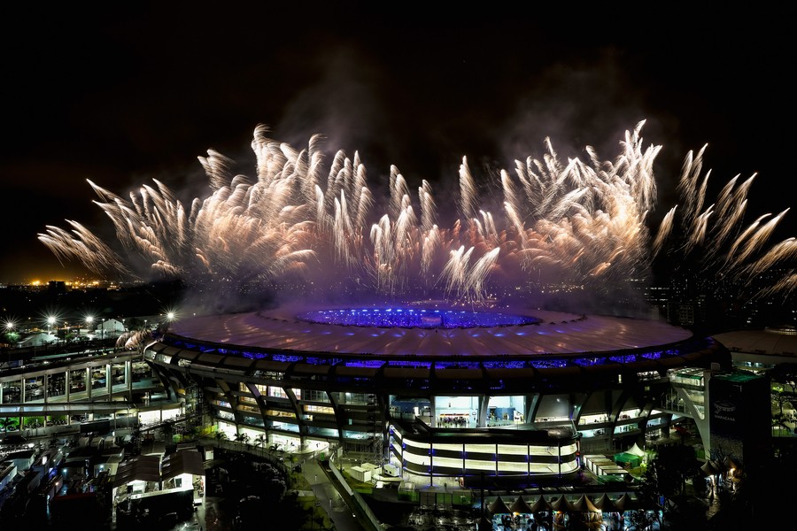 图集:圣火熄灭,里约奥运正式落下帷幕
