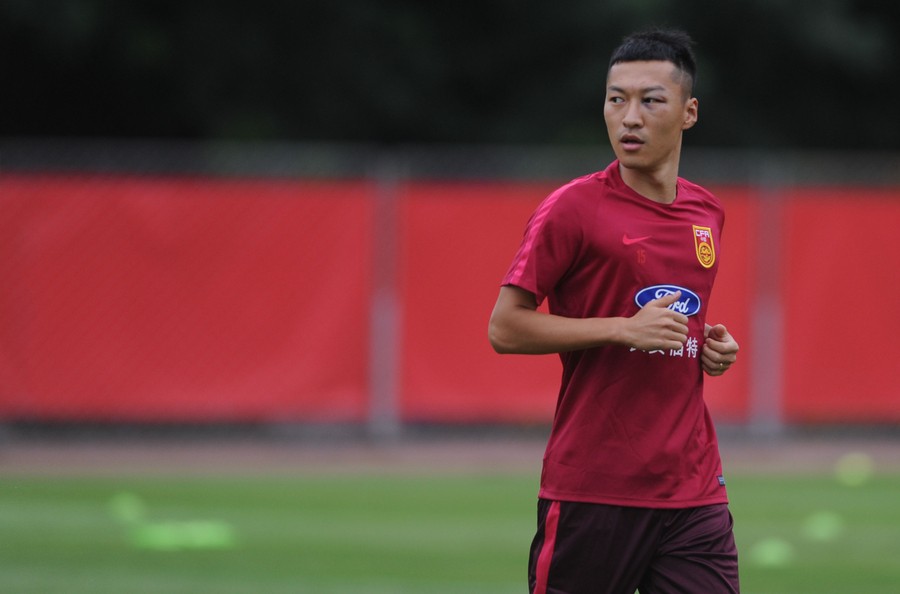 图集:国足沈阳备战12强赛,吴曦归队训练