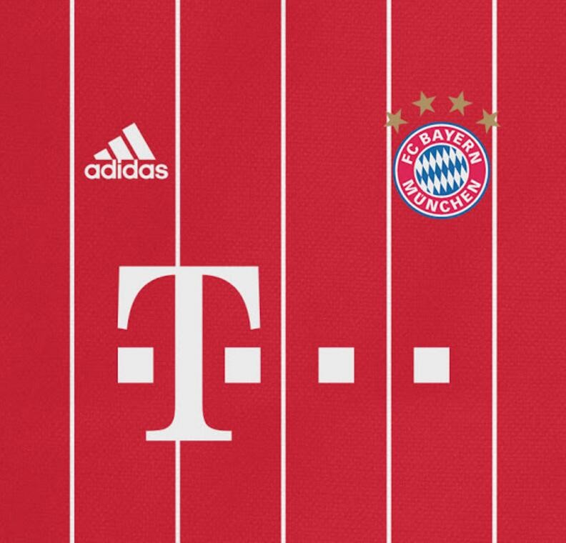 拜仁下季主场球衣谍照曝光,带你重回联赛+欧冠