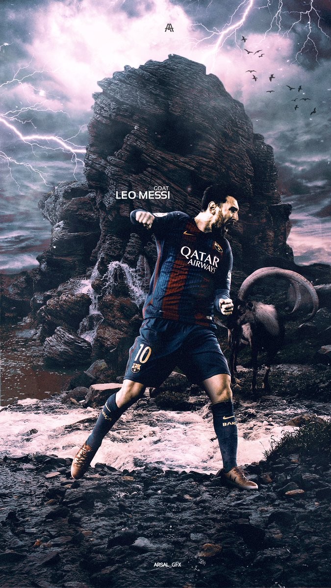 当代球王梅西的精美手机壁纸,巴萨球迷和梅吹