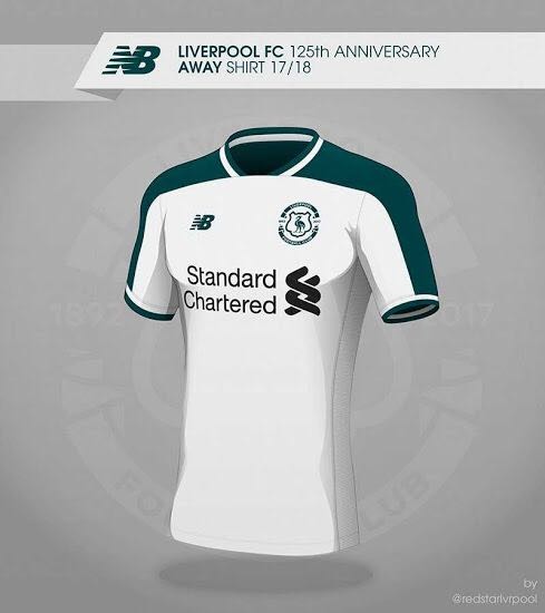 死忠球迷自主设计的利物浦17\/18赛季球衣
