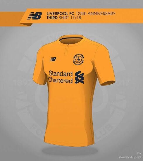 死忠球迷自主设计的利物浦17\/18赛季球衣