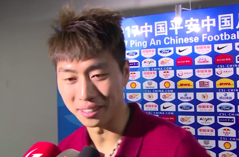 傅欢:武磊在场下经常鼓励我 — 天津泰达|上海上港|武磊|傅欢|懂球帝