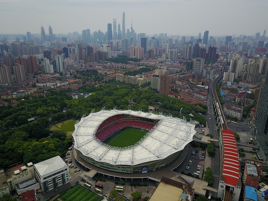 图集:虹口足球场修葺完毕,静候申城德比