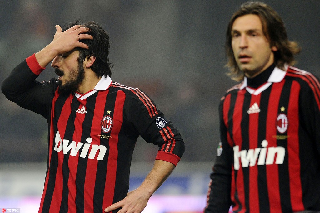 加图索:看皮尔洛踢球曾让我考虑换职业;以前我常常"揍"他