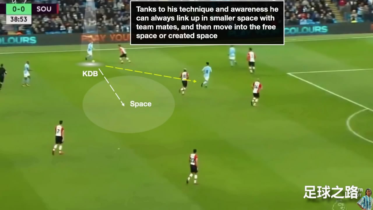 和德布劳内学习如何踢进攻型中场-下