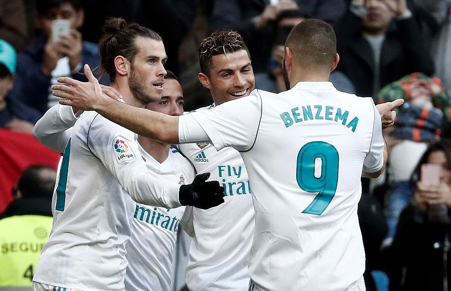 皇马4-0战胜阿拉维斯的比赛,bbc均有进球,而这距离上一次三人同场破门