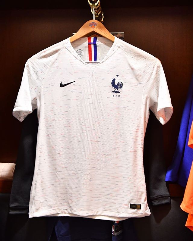 耐克法国国家队2018世界杯客场球衣曝光