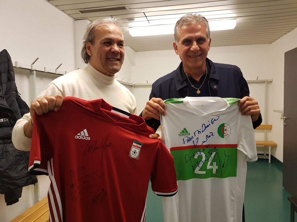 伊朗国家队身着新球衣亮相热身赛