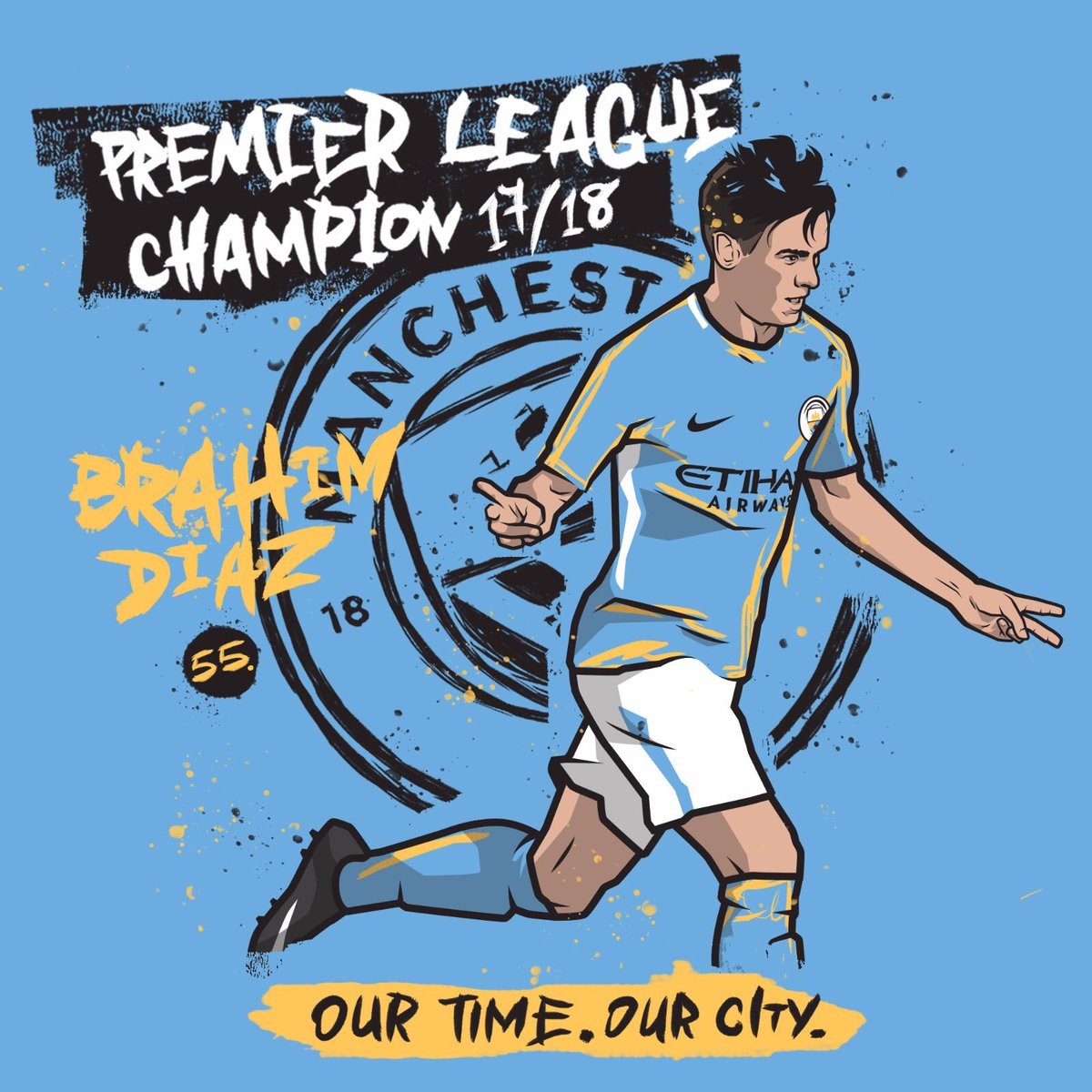 这是属于每一位曼城将士和城迷的英超夺冠记忆!