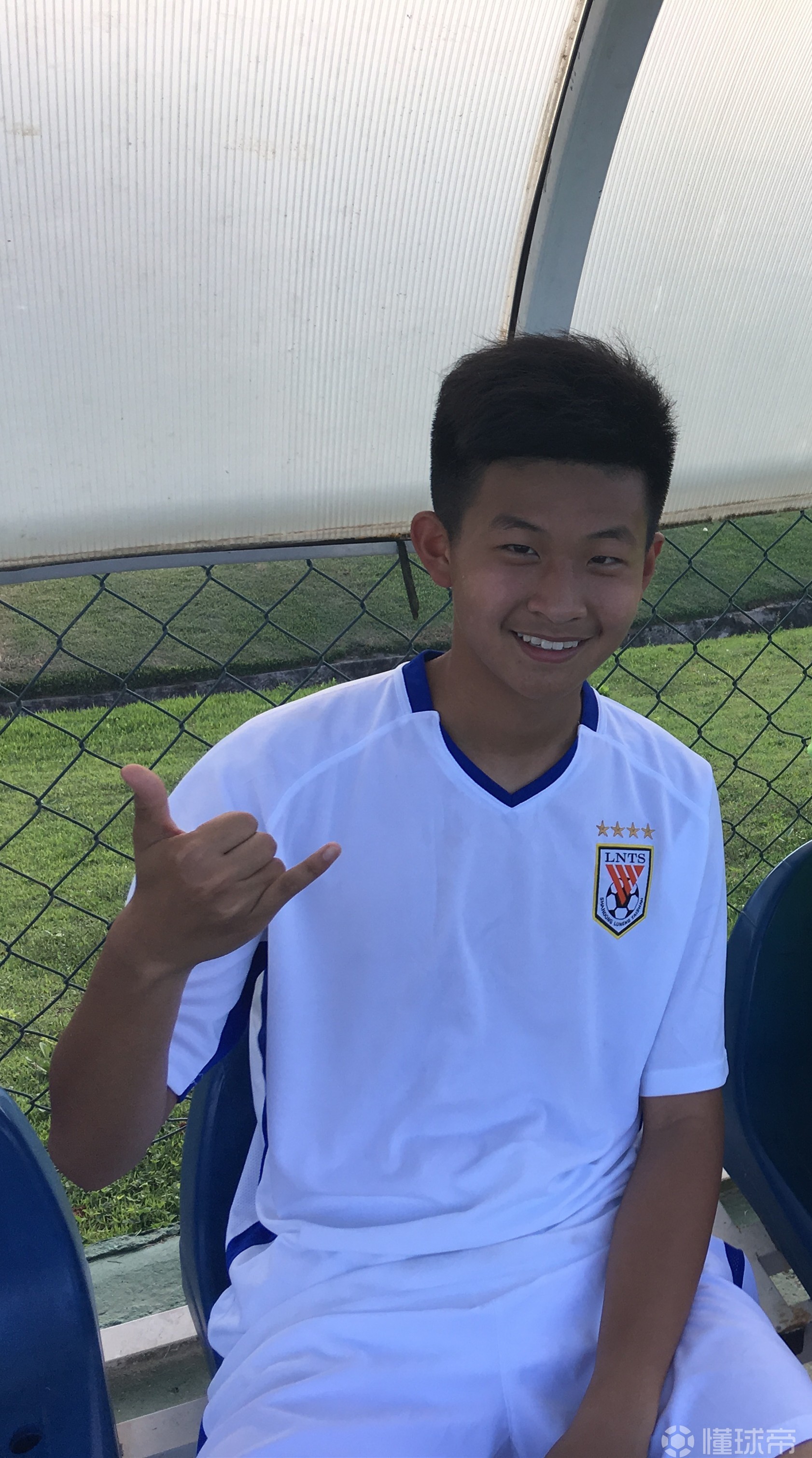 鲁能小将在巴西丨杨振宇:微笑的济南足球小将