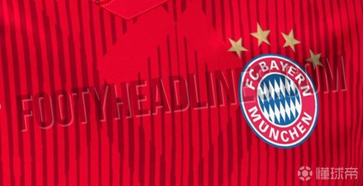 拜仁慕尼黑2018\/19赛季主场球衣曝光