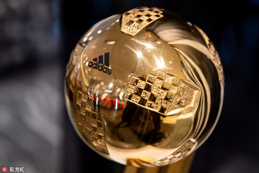 图集:2018世界杯金球、金靴、金手套奖在俄罗