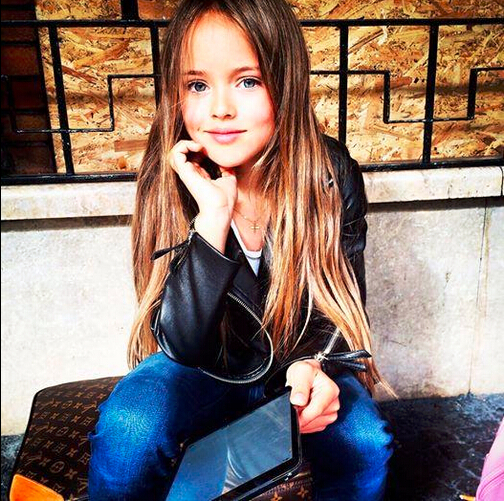 9岁嫩模!前俄国脚女儿美炸