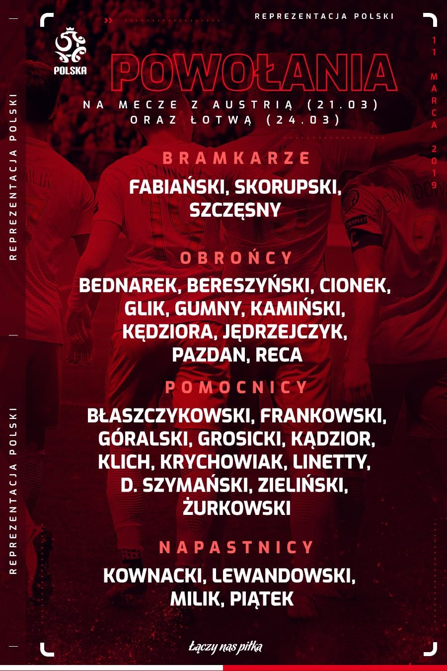 出战欧预赛,波兰发布国家队大名单
