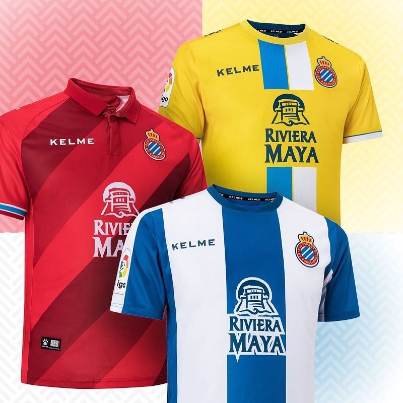 合作首礼!西班牙人2018-19赛季主客场球衣发布