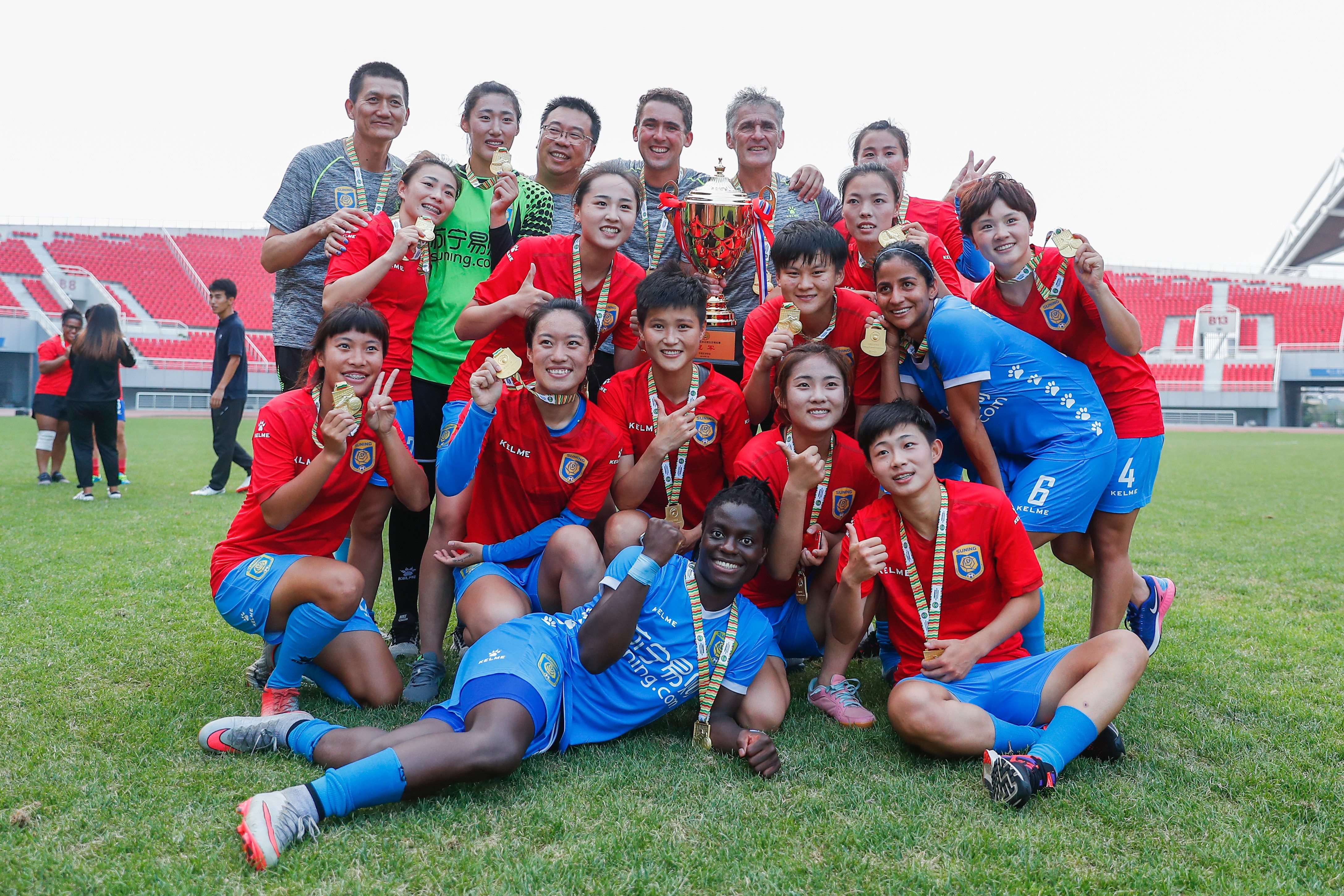 19场狂胜对手50球,了解一下中国最强女足队伍苏宁女足