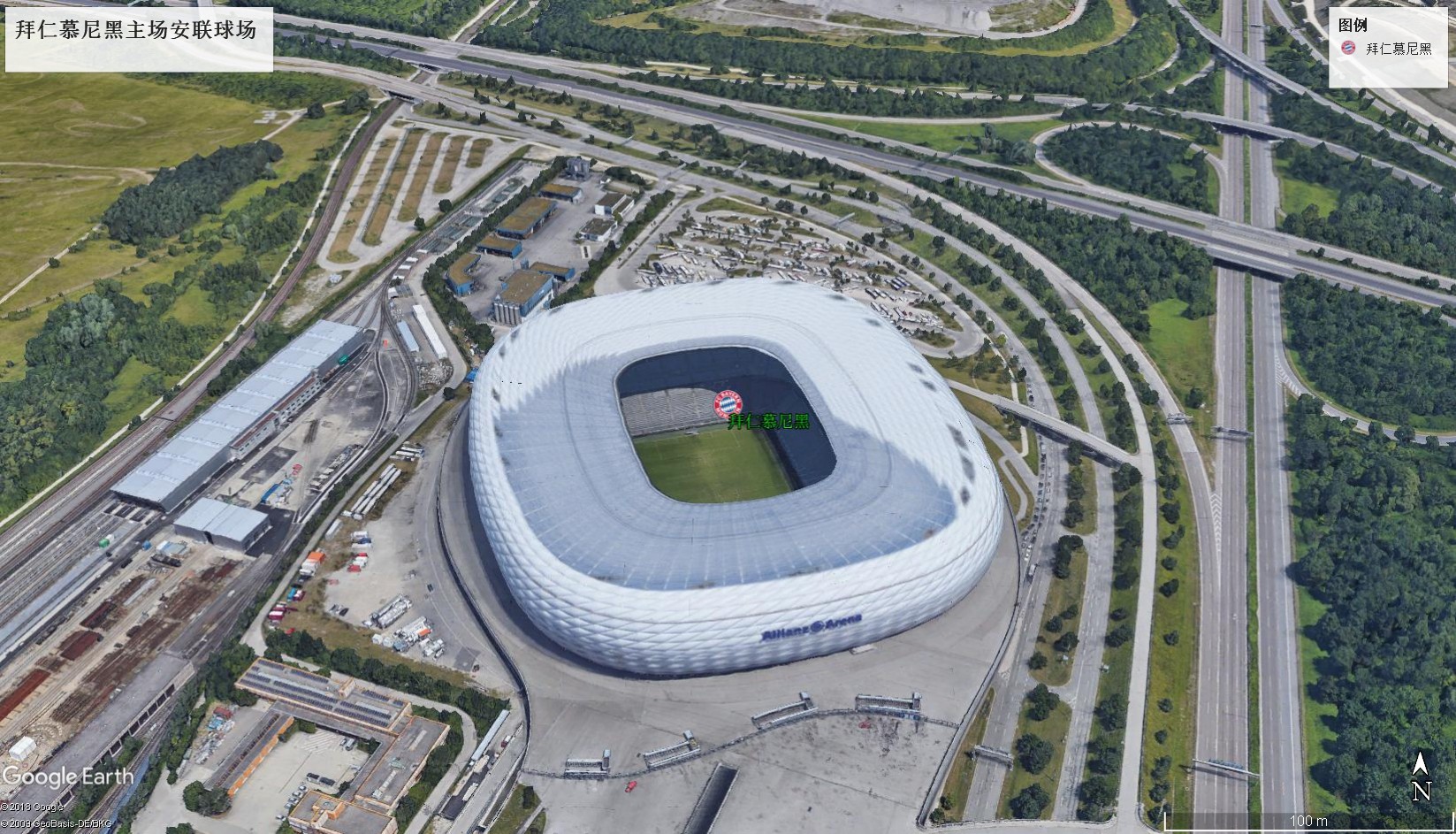 足球地理:18-19赛季五大联赛各足球队主场图