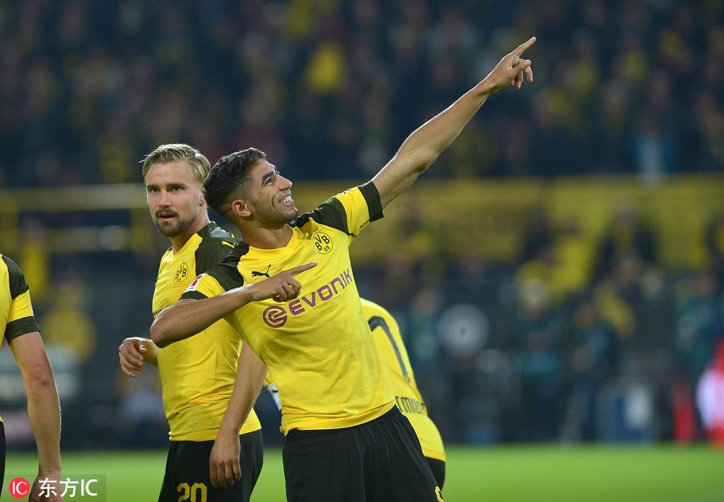 阿什拉夫:回皇马?现在我只想着怎么在多特打出