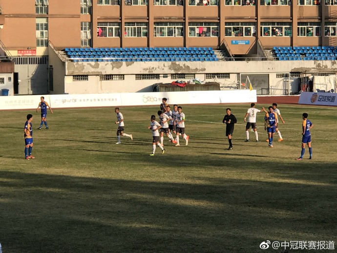 成都兴城2-1杭州吴越钱唐,总比分5-1晋级中冠