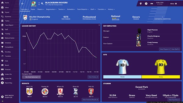 听说这是《FM2019》中最难带的十支球队