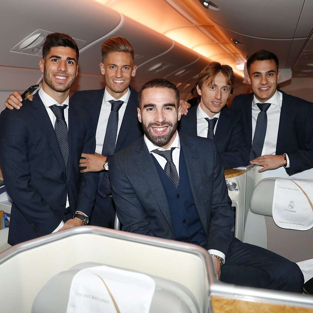 皇马男模团出征世俱杯hala madrid!