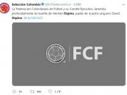 哥伦比亚国家队官方账号今日发布了一则不幸的消息：...