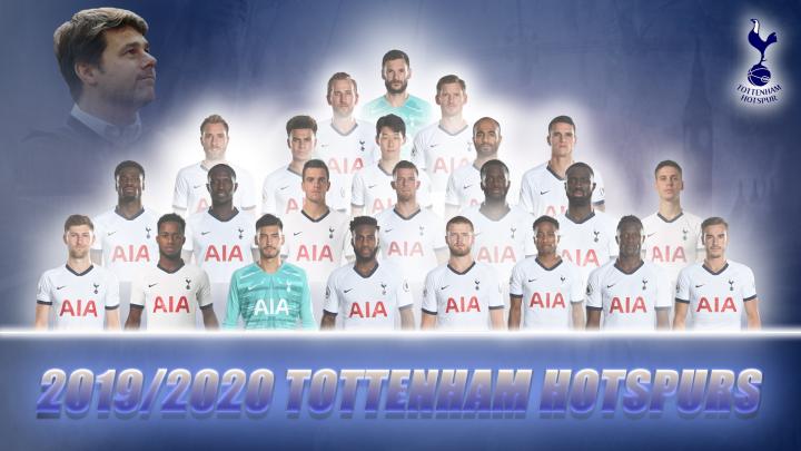 原创热刺2019-2020赛季全家福壁纸,1080p