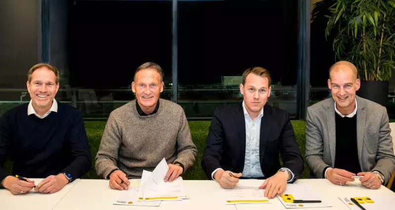 多特蒙德官方：与第二球衣赞助商正式签约五年