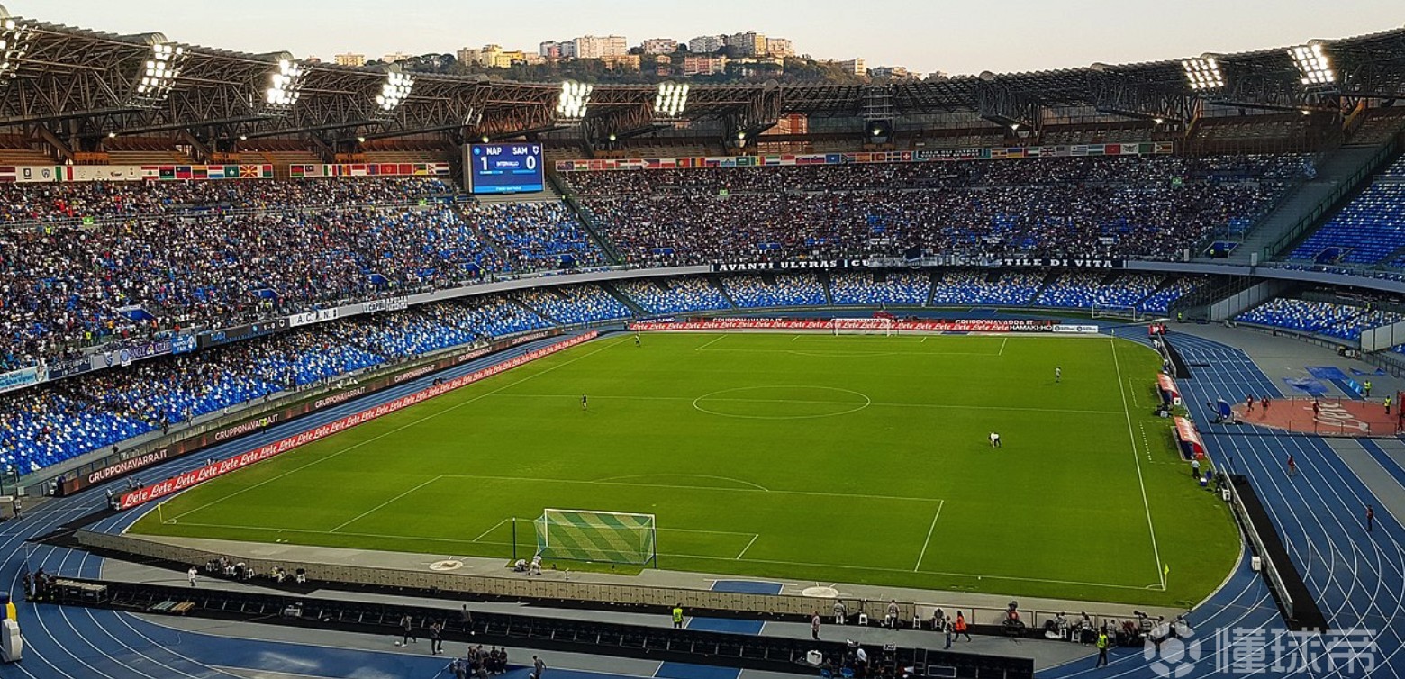 罗体:那不勒斯主场和国米的意杯半决赛已经售出4万张球票