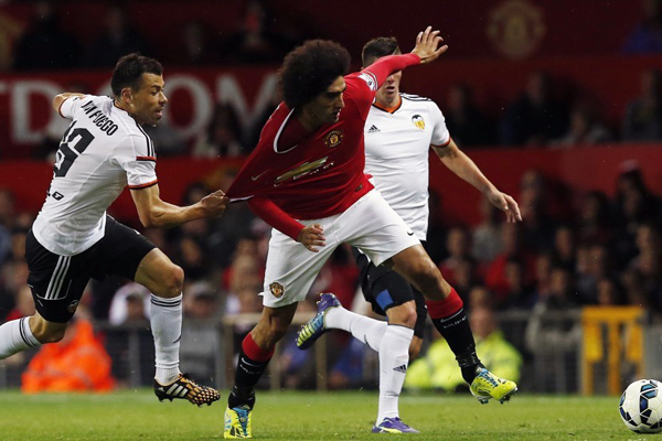 费莱尼绝杀!曼联险胜瓦伦西亚