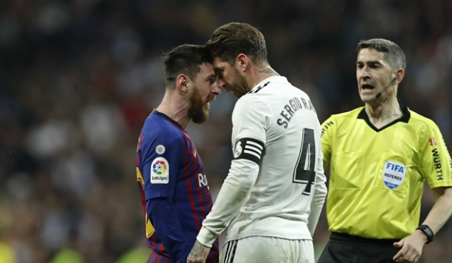 这次你怎么看?近距离观看拉莫斯与梅西冲突全过程