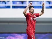 半场战报：泰达0-1上港，埃尔克森破门，滕尚坤献神扑