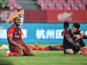 半场战报：河北0-0天海，董学升开场失单刀，阿兰门前打飞机