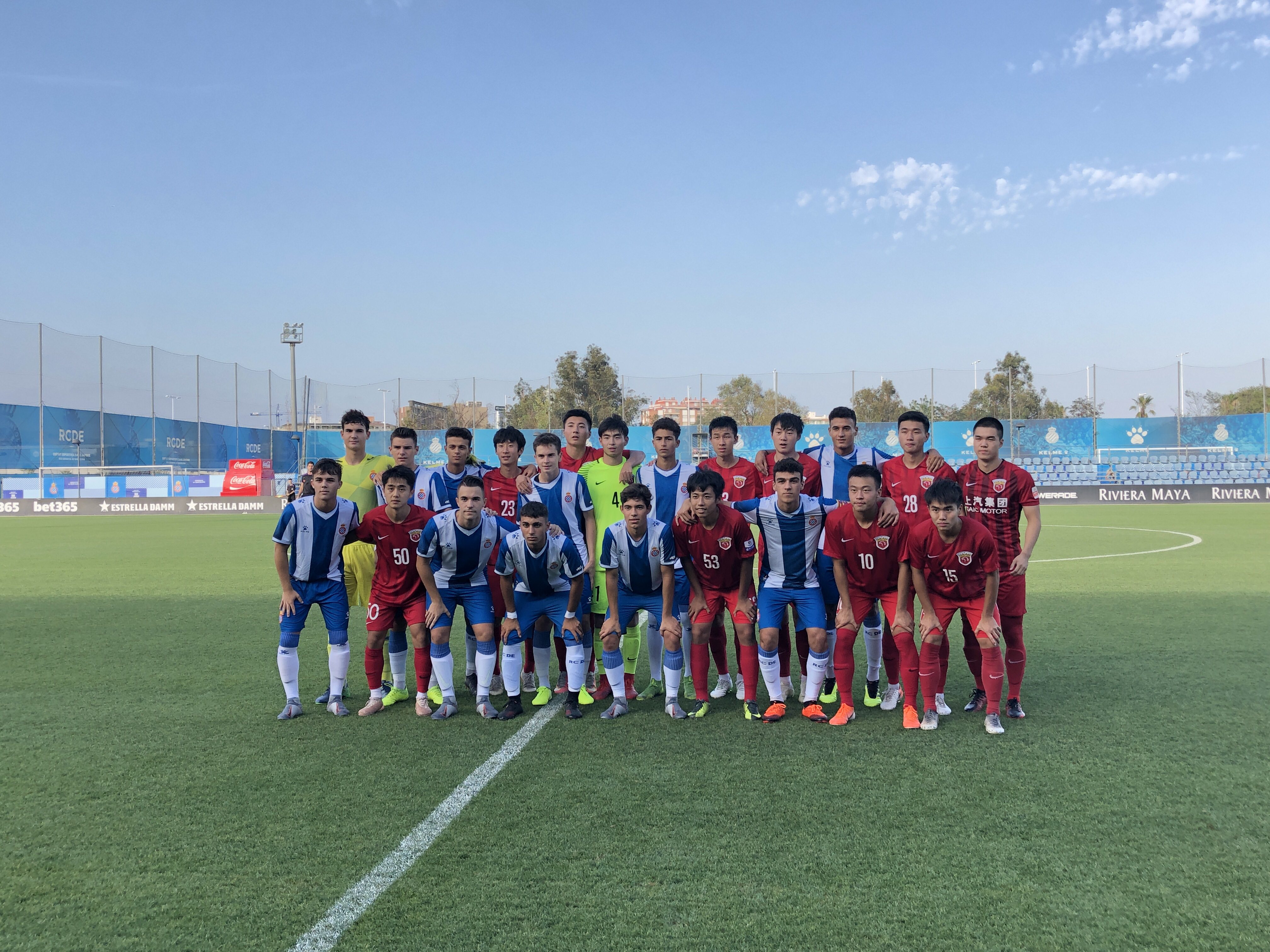 西班牙人青年B队友谊赛击败上海上港U19