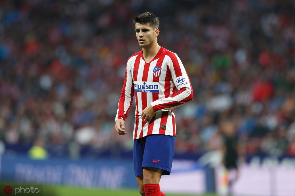 西足协驳回莫拉塔红牌上诉,并处以马竞350欧元的罚款