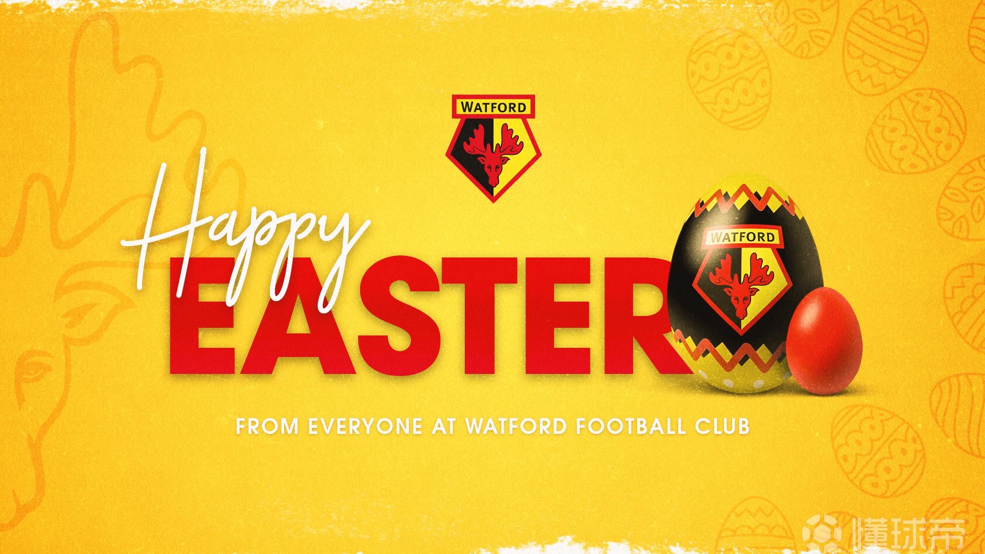 沃特福德足球俱乐部祝大家复活节快乐!