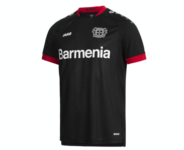 全黑设计,勒沃库森官网上架20-21赛季主场球衣