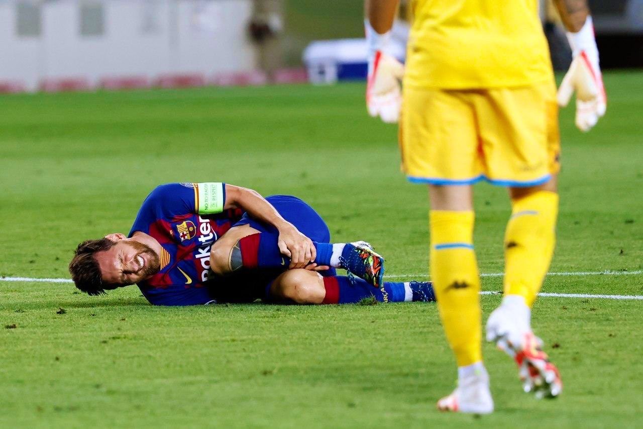 每体梅西脚踝伤势并无大碍可以正常出战拜仁